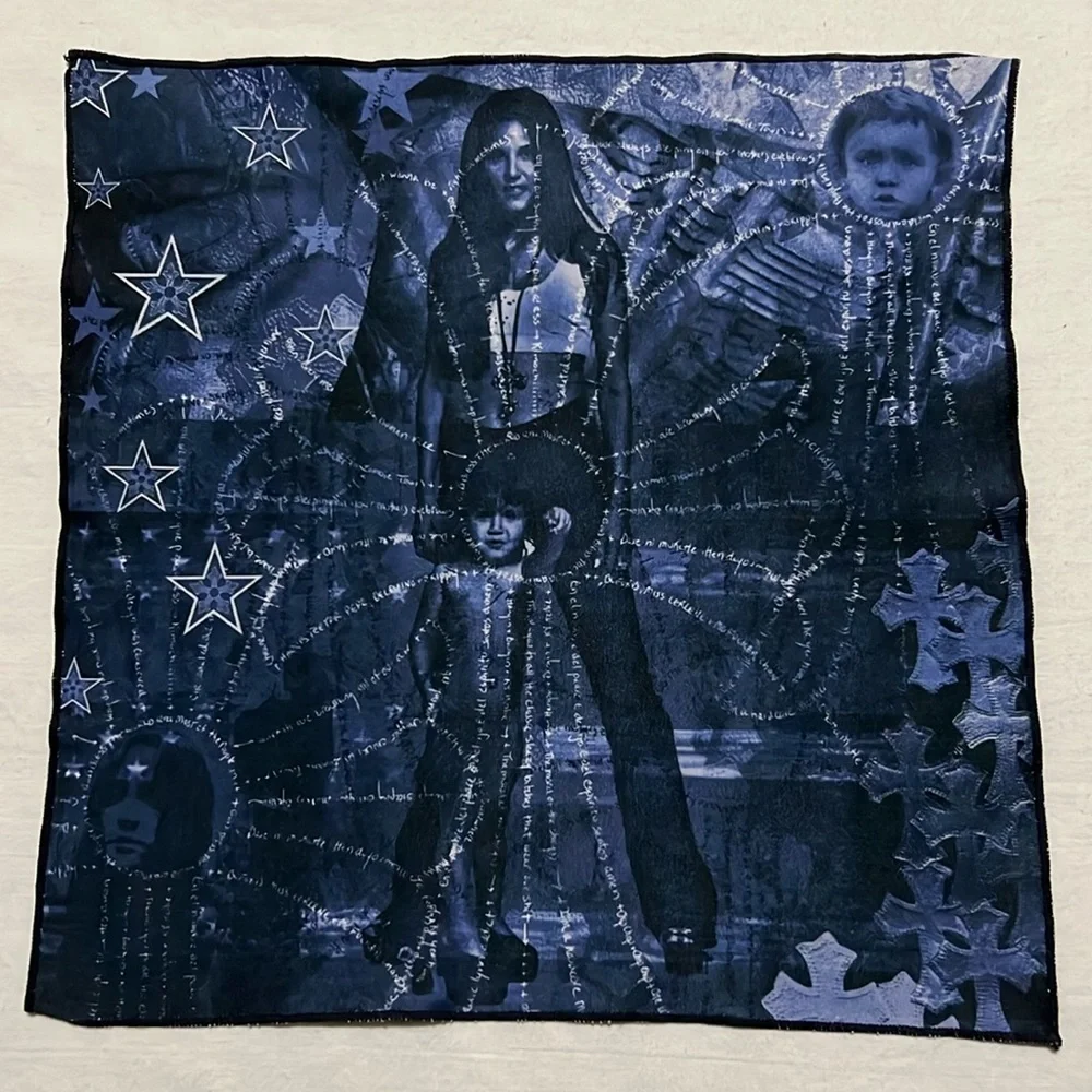 Bella Hadid Chrome Hearts Limited Edition Silk Cleaning Cloth Pocket Square